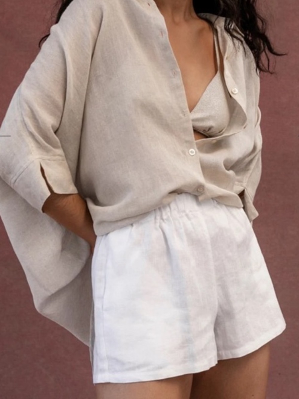 Posse Linen Blend Shorts